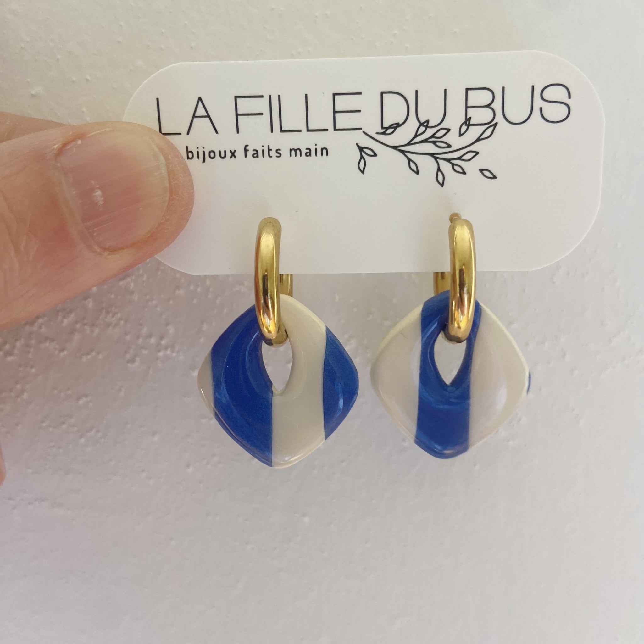 YSÉ RIVIERA (Support créoles + une paire de Pampilles) Disponible en 7 couleurs
